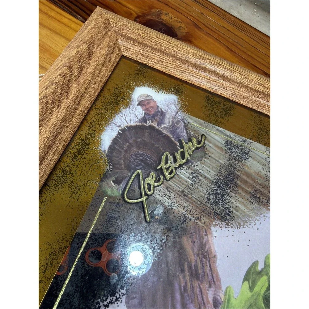RARE MILLER HIGH LIFE MIRROR SIGN TOM TURKEY BY JOE BUCHER (346) LOW NUMBER 1999